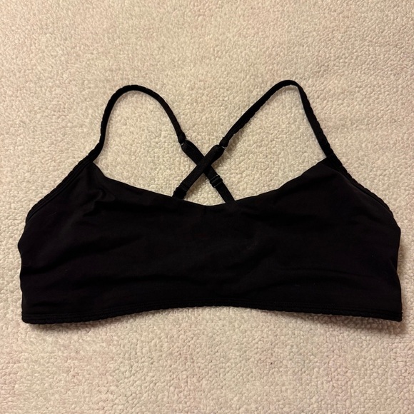 Lululemon Black Hot Spell Bra Strappy Caged In Bralette - Picture 6 of 12